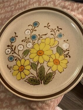 Yamaka Stoneware "CAPRI" PLATTER Avanti Series 12 1/8”